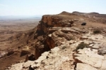 De jeep in de Negev woestijn